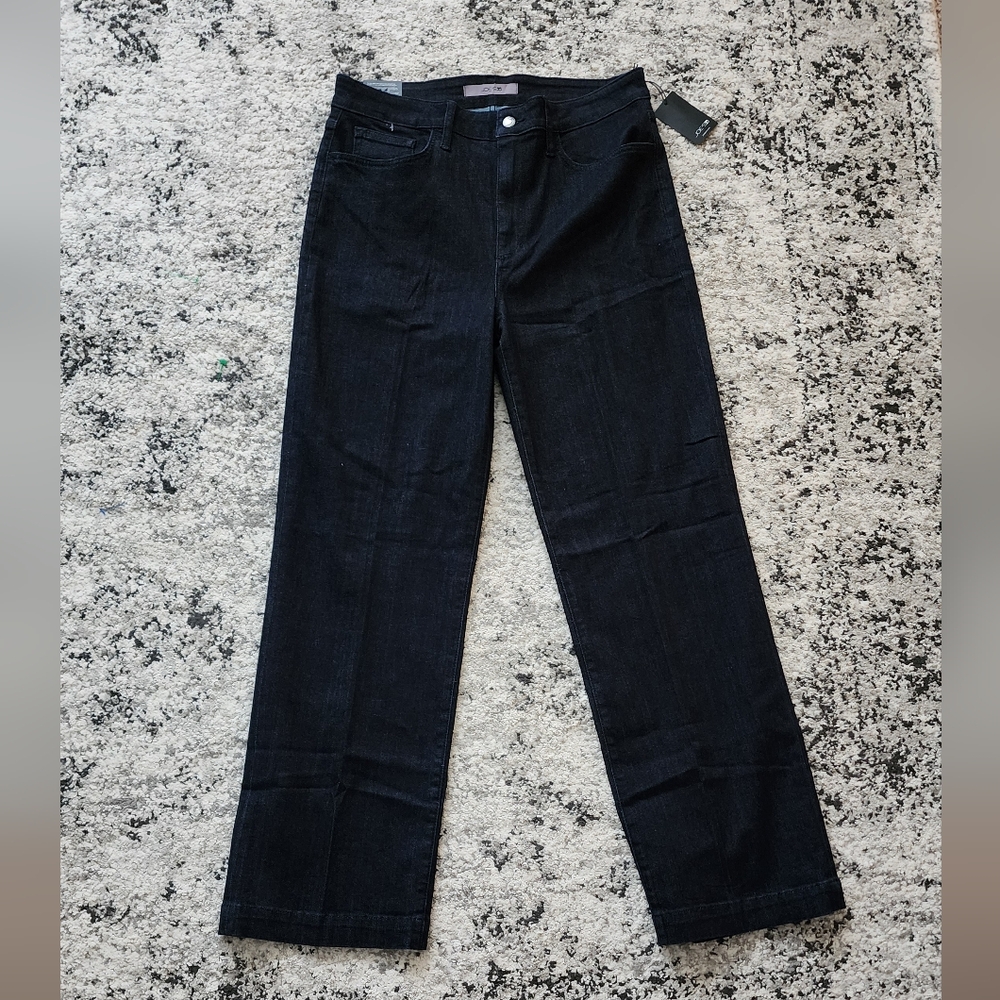 Joe's Jeans Highrise Wideleg Jeans Darkwash Womens 32 NWT Western Boho Chic - Picture 4 of 10